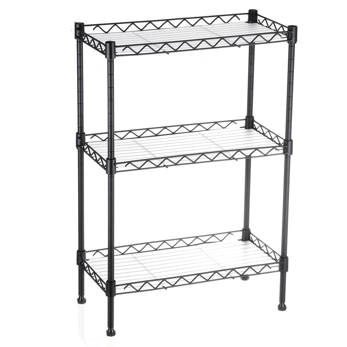 3Shelf Adjustable, Heavy Duty Storage Shelving Unit (250 lbs loading