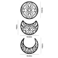 thumbnail image 3 of Cadorn Bohemian Style Moon Decor Set – Wall Art & Home Decorations for Bohemian Themed Rooms, Bedrooms & Living Spaces, 3 of 7