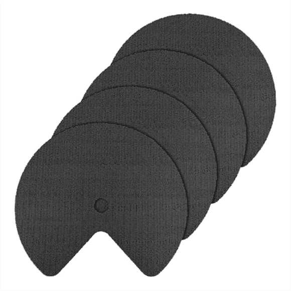 4Pcs Lazy Shelf Liner Non Adhesive Kitchen Cabinet Liners Non Skid Mats for Kitchen Shelf Corner Drawer Pantry 26 Inch-B
