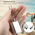 thumbnail image 4 of Portable Whiskey Hip Bottle, Stainless Steel Alcohol Bottle, Rust Proof For Camping Picnic Fishing, 4 of 8