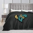 thumbnail image 4 of Coastal Carolina University Fleece Blanket, Very Soft Microfiber Flannel Blanket for Couch Warm and Cozy for All Seasons, 4 of 6