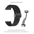 thumbnail image 4 of husxh Silicone Smart Watch Band Breathable Magnetic Folding Buckle Replacement Sport Watch Band Adjustable Sport Wrist Band Comfortable Sweatproof for Samsung Galaxy Fit 3 Smart Watch, 4 of 9