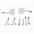 thumbnail image 3 of Bgsha 2pcs 12V Car 48 SMD LED Panel Light T10 Festoon Ba9s Dome Map Interior Bulb, 3 of 10