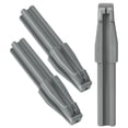 thumbnail image 1 of AURARMLET 3Pcs Makeup Pencil Sharpener Aid Tool Grey Plastic Duckbill Design for Precise Sharpening, 1 of 8