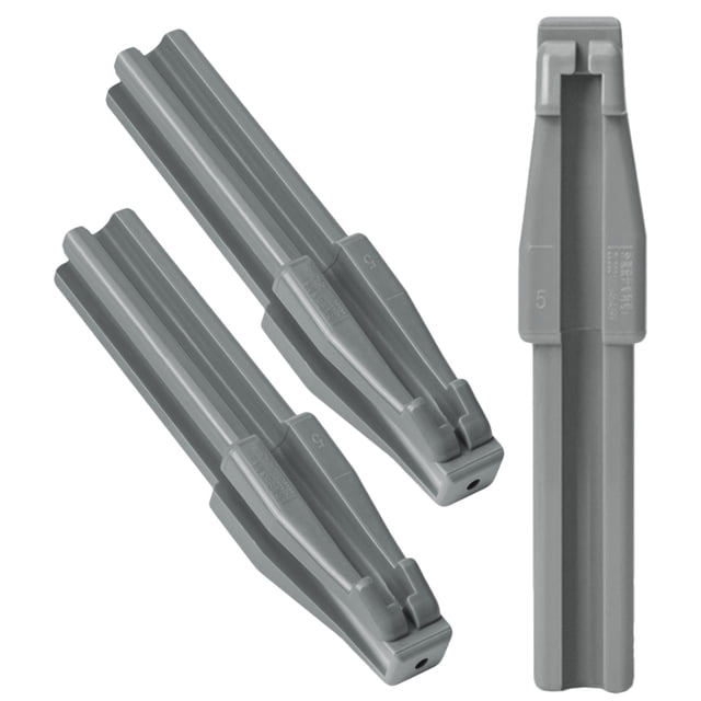 AURARMLET 3Pcs Makeup Pencil Sharpener Aid Tool Grey Plastic Duckbill Design for Precise Sharpening