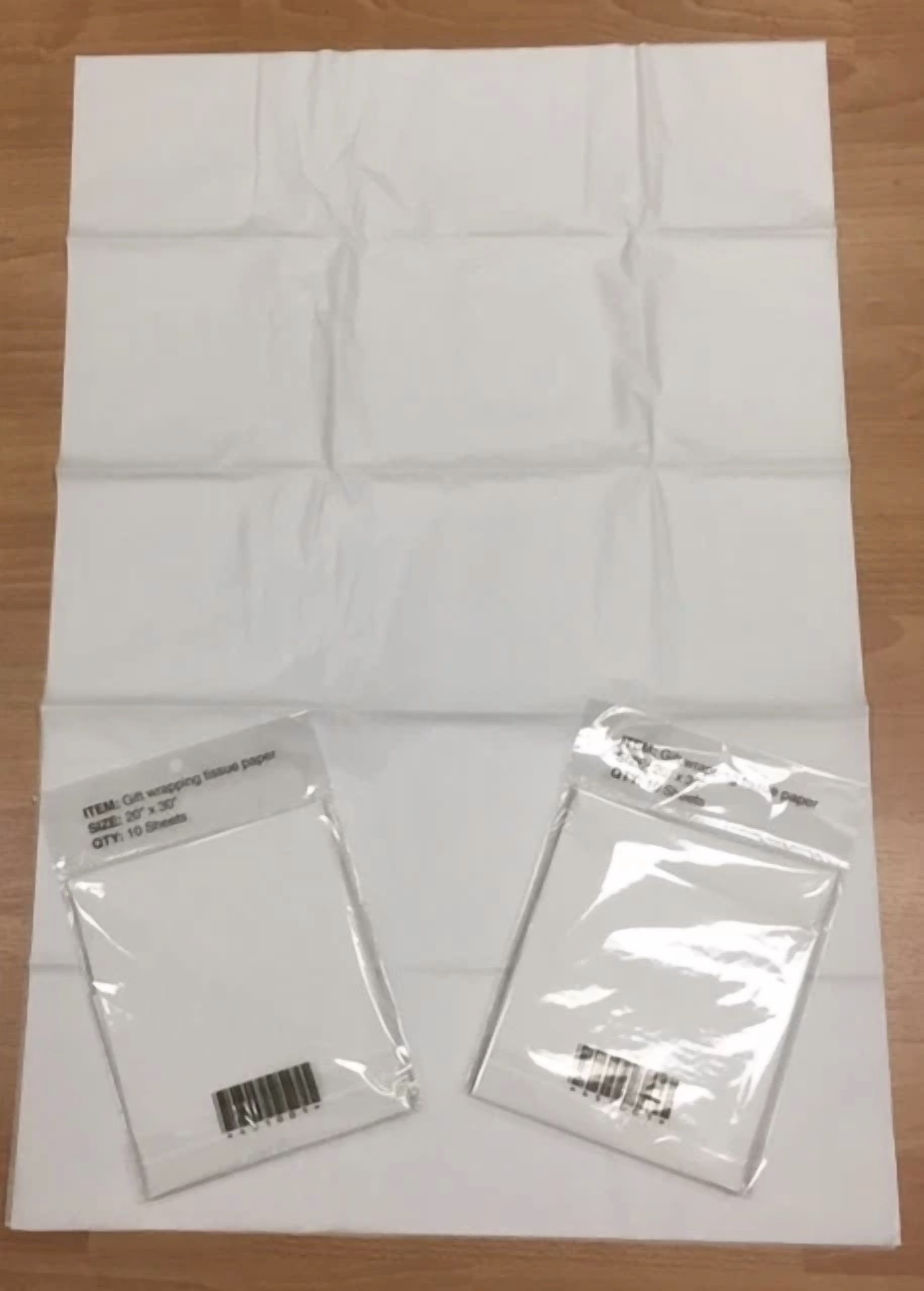 White Tissue Paper 3 Packs-10 Sheet Per Pack - 20" X 30" Brand New Free Shipping