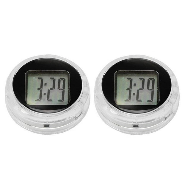 Universal Mini Motorcycle Digital Clock Watch Waterproof StickOn