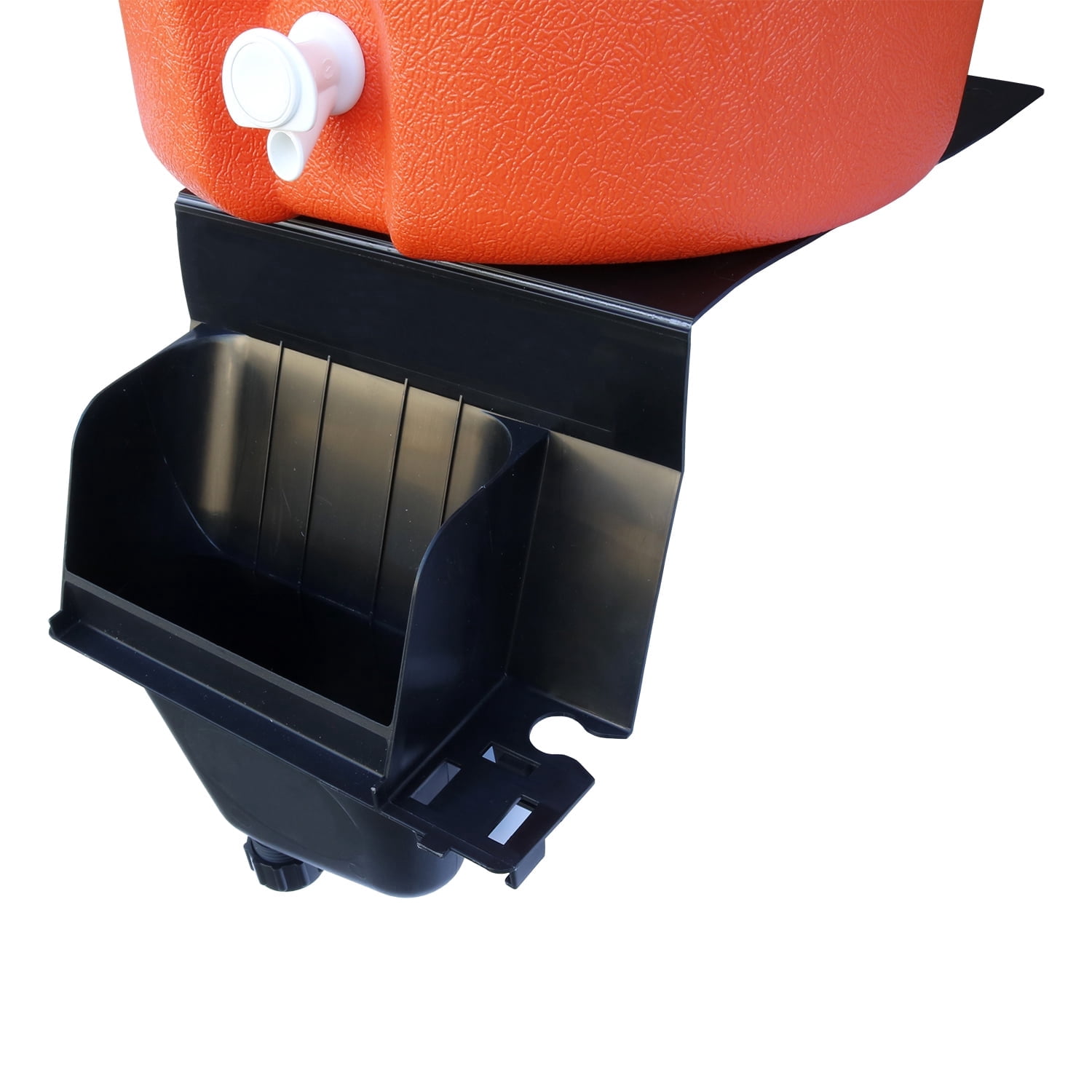 Drip Catcher Tray Beverage Cooler with Drain Hose Black 3 Cup