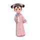 thumbnail image 2 of Estatua de resina de niña, figura en miniatura, muñeca de juguete, vestido popular, figura decorativa de escritorio Pañuelo de 12 x 8 x 22 cm, 2 of 9