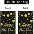 thumbnail image 6 of Happy New Year Garden Flag Double Sided Balloon Party 12x18 Inch Small Burlap Welcome Winter Holiday Yard Outdoor Flag Outside Home Decoration (Only Flag), 6 of 6