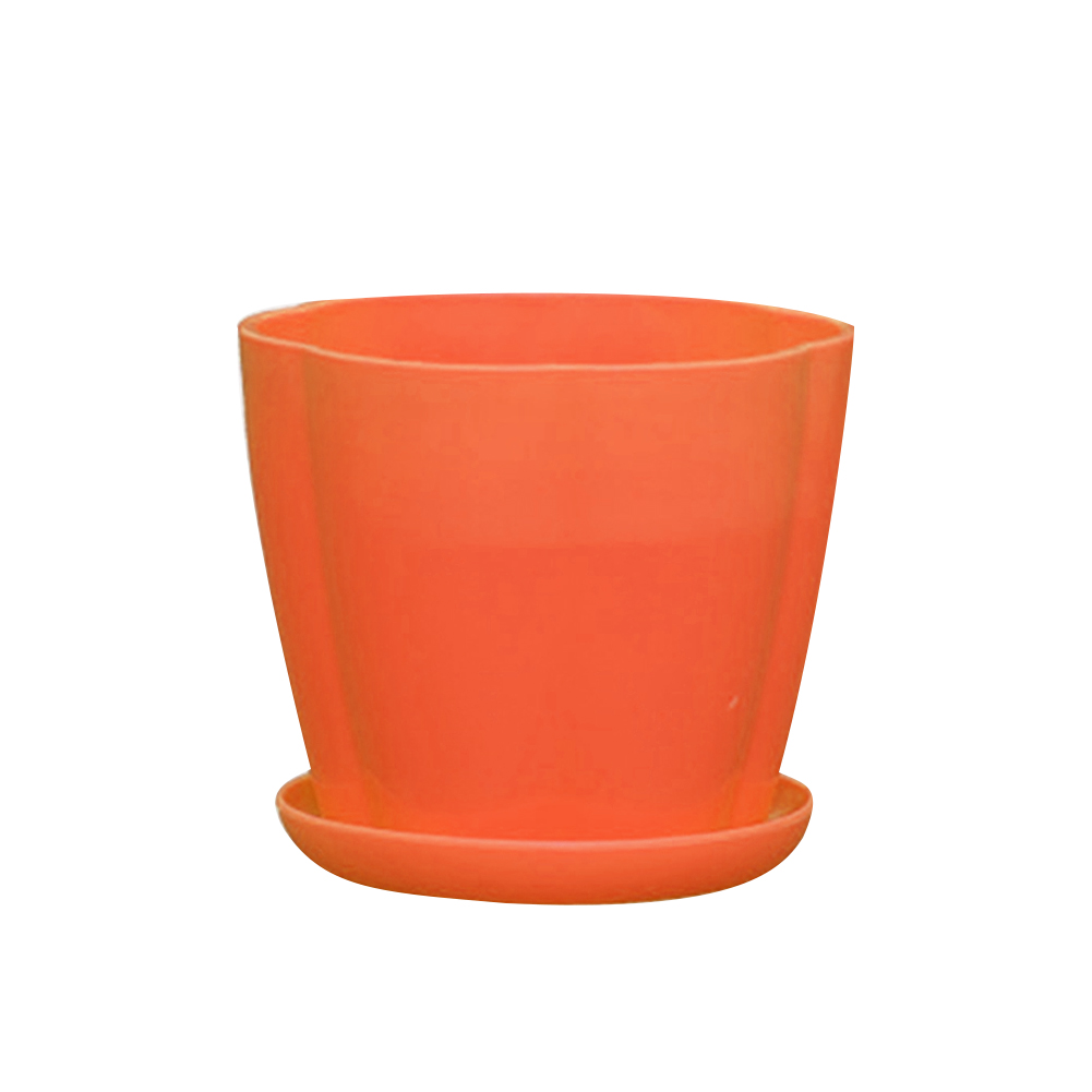 Naierhg Flower Vase Petal Shape Plastic Dried Flower Hydroponic Plant Pot Household Supplies - image 2 of 7