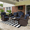 Brown /Navy Blue, variant on LayinSun 6 Pieces Outdoor Patio Furniture Set, Rattan Wicker Sectional Swivel Rocker Chairs Sets