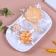 thumbnail image 4 of Bolsa de plástico para dulces de 100 piezas, contenedor adorable para envolver, bolsas de embalaje para galletas con patrón de copos de nieve, Organizadores de utensilios de cocina blanco 10*10cm Naiovety JR1015-01, 4 of 6
