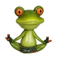 thumbnail image 1 of Siting In Meditation Miatura Estatuilla Decoraciones Decoración Sunnimix Figuras de rana, 1 of 8