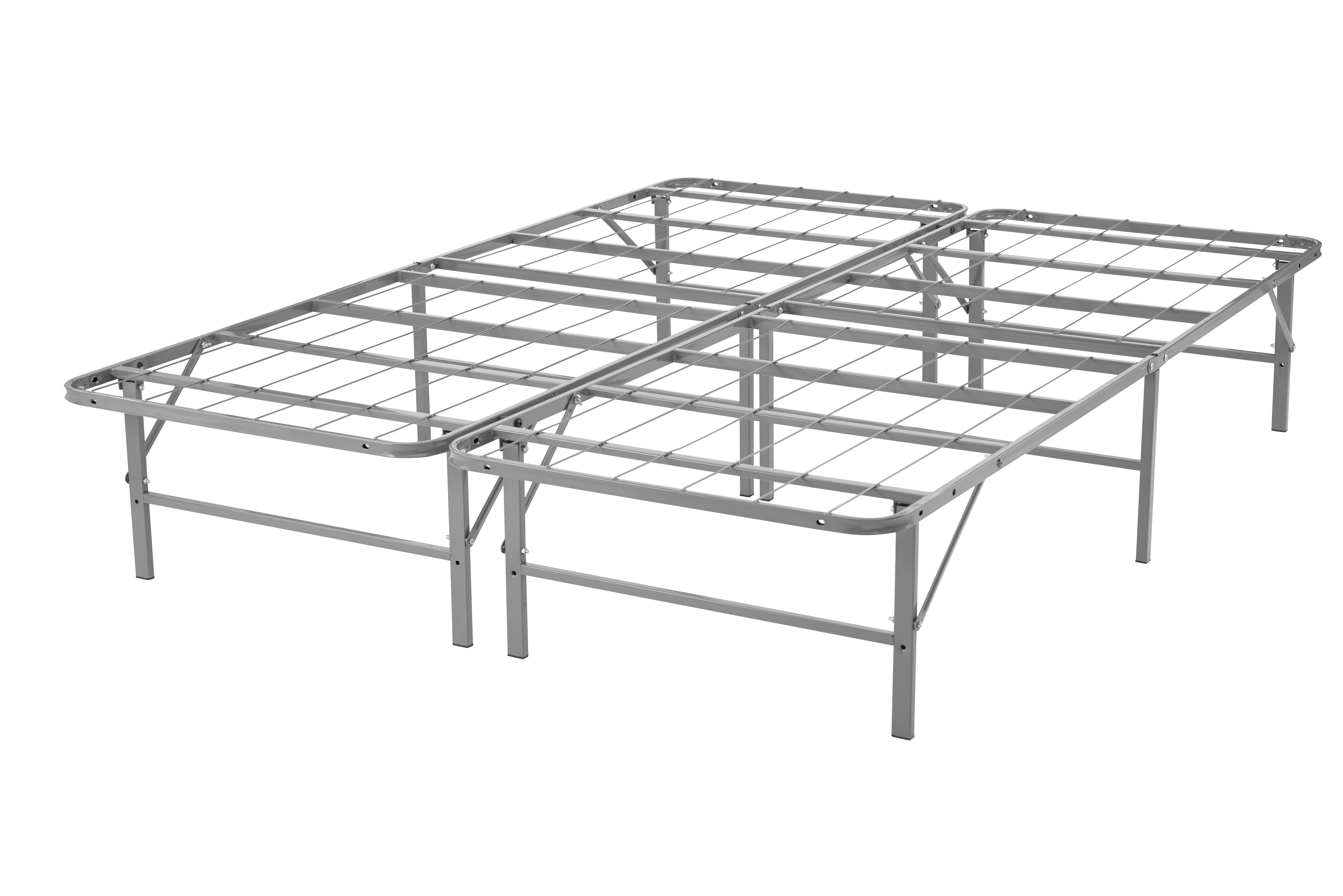 idealBase 14" Foldable Metal Platform Bed Frame Mattress Foundation