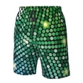 thumbnail image 4 of Balery Green Disco Lights Traje de Baño Estilo Hawaiano para Hombre, Shorts de Secado Rápido con Bolsillos-Medium, 4 of 6