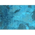 thumbnail image 1 of Ahgly Company Indoor Rectangle Oriental Light Blue Industrial Area Rugs, 5' x 7', 1 of 4