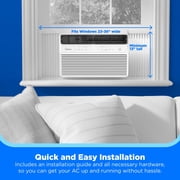 Midea 12,000 BTU Window Air Conditioner, Smart Inverter, Cools Up To 550 Sq Ft, Wi-Fi and Alexa, White