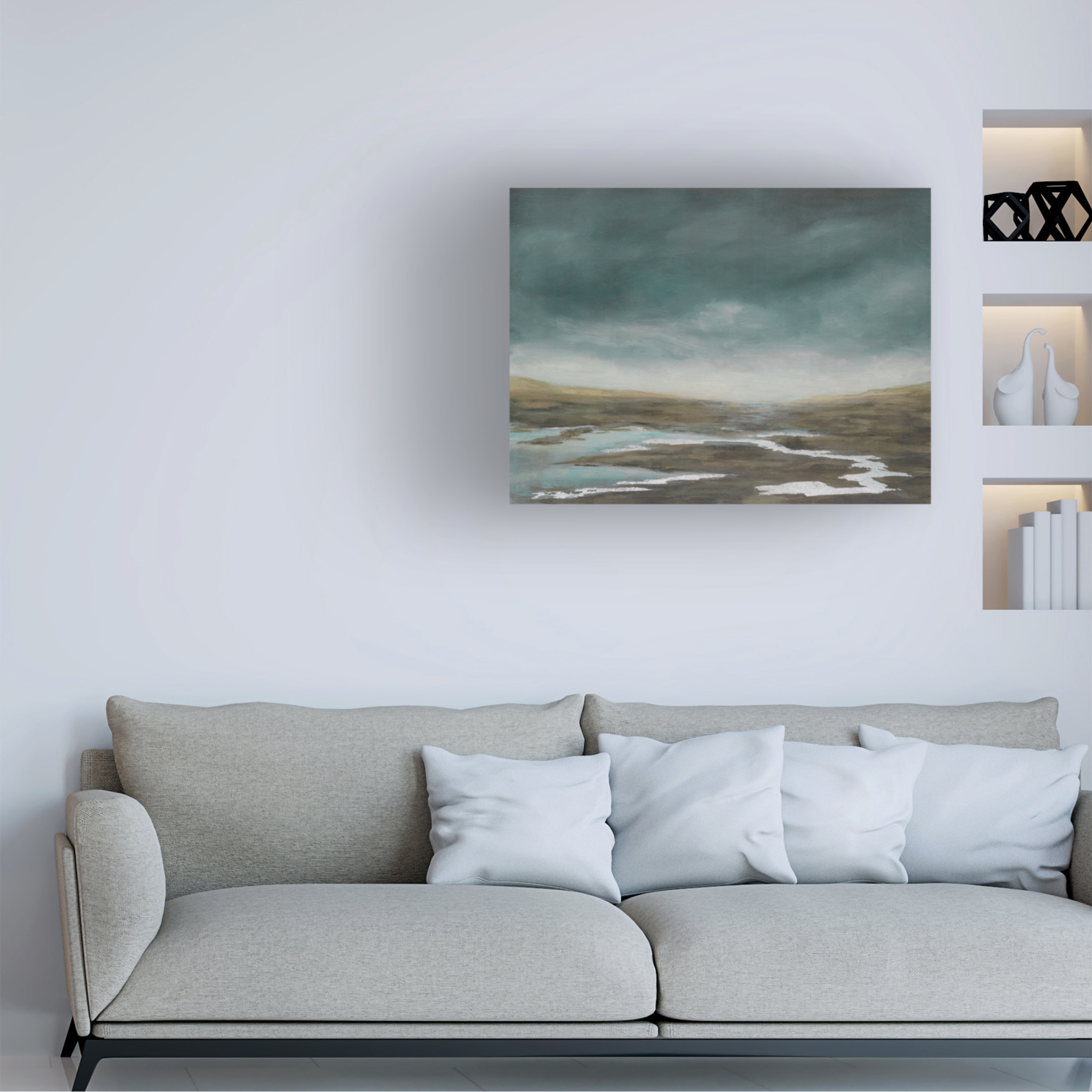 Trademark Fine Art Michael Willett  Basin Squall II Canvas Wall Art