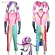 thumbnail image 2 of Disfraz de Cosplay Helluva S2 Fizzarolli, sombrero Boss arcoíris, tirantes, pantalones, mamelucos, traje de payaso de fantasía, conjunto de fiesta de Carnaval, 2 of 5
