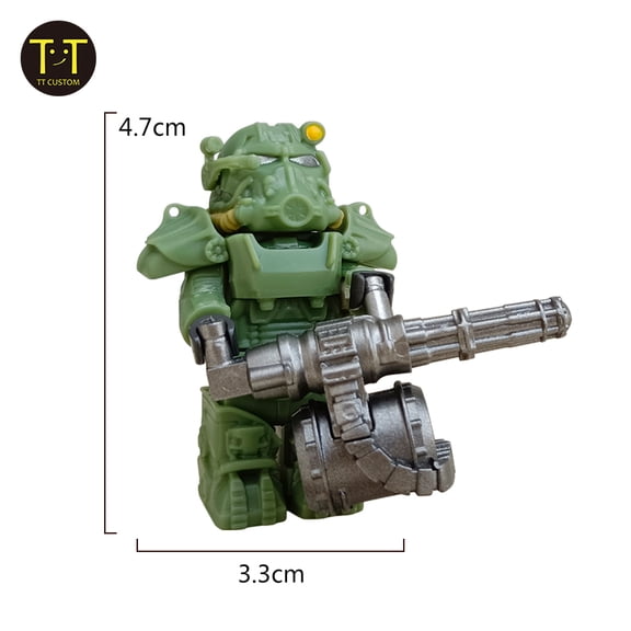 MOC Military T60 Soldiers Mini Anime Action fallouts Figures Weapons Robot Mecha Building Blocks Bricks DIY Toys for KIDS gift