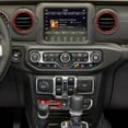 thumbnail image 5 of Soft Carbon Fiber Car Interior Decor Kits Red Carbon Fiber Dashboard Air Vent Cover Trim For Jeep Wrangler JL Gladiator Sticker, 5 of 14