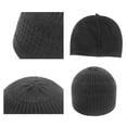 thumbnail image 4 of Kufi Hat Knit Crochet Hat Muslim Kufi Beanies Running Cap Helmet Liner for Women Men Indoor Outdoor, 4 of 7