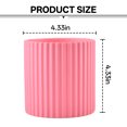thumbnail image 2 of CCOCC Ceramic Planter,Elegant Textured Ceramic Pots for Plants,Quality Biodegradable Clay Planters for Indoor Plants,Pink, 2 of 7
