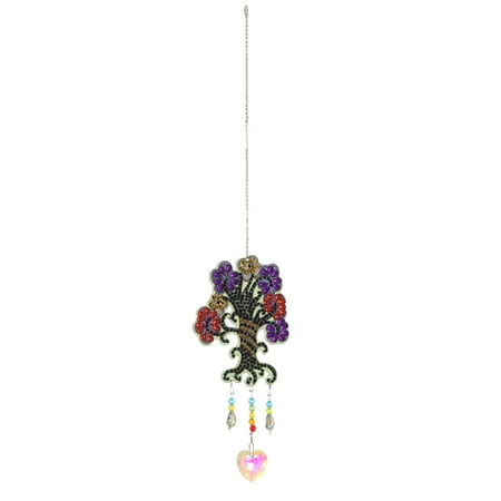 

DIY Sun Catcher Diamond Painting Wind Chime Crystal Art Pendant Home Garden Wall Hanging
