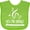 Apple Green, variant on Inktastic Funny Flute Music Quote Boys or Girls Baby Bib