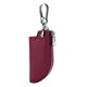 thumbnail image 2 of Estuche para llaves de coche, funda universal para llavero con cremallera, color rojo Vino rojo, 2 of 9