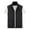 Black, variant on Men's Workout Vest Coats Tank Tops Sleeveless Thin Sports Multi-Pocket Casual Quick-Drying Loose Hiking Cargo Outdoor Jackets Gray