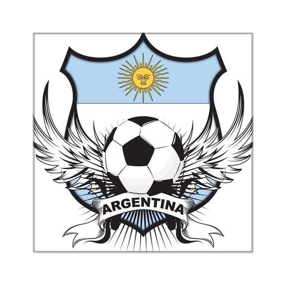 CafePress - Argentina Square Sticker 3 X 3 - Square Sticker 3" x 3"