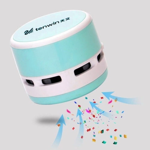 1pc Mini Vacuum Cleaner Office Desk Dust Cleaning Home Table Sweeper Desktop Cleaner