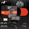 thumbnail image 5 of A-Premium Rear Ceramic Disc Brake Pads Set Compatible with Select Lexus, Pontiac, Scion and Toyota Models - Vibe, Corolla (iM), Matrix, Prius, CT200h, iM, tC, xB, Prius Plug-In, Prius Prime, Yaris, 5 of 8