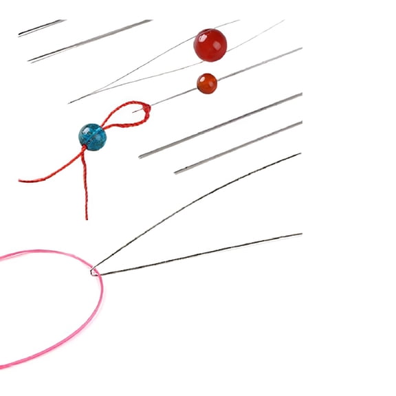 VANIDO Bead Threader 10pcs Big Eye Beading Needles for DIY Jewelry Crafts 6.1"X0.51"X0.51"