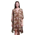thumbnail image 1 of Bimba Robe Midi de Détente Aquarelle pour Femmes, Tenue de Plage-4x-5x, 1 of 5