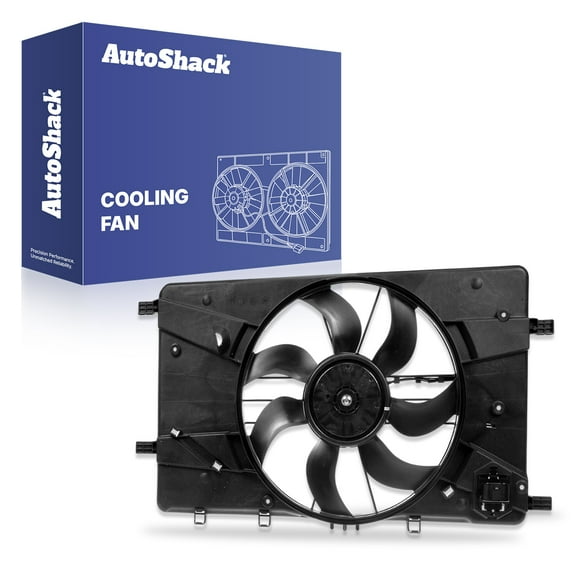 AutoShack Radiator Cooling Fan Assembly | Replacement for 2012-2017 Buick Verano 2011-2016 Chevrolet Cruze 2016 Chevrolet Cruze Limited | 1-PC