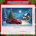 thumbnail image 3 of Snowman Design Christmas Banner Holiday Decorations Reindeer Scene Santa Claus Sleigh Winter Wonderland for Outdoor Party Kids Celebration, 3 of 9