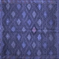 thumbnail image 1 of Ahgly Company Indoor Square Persian Blue Traditional Area Rugs, 8' Square, 1 of 4
