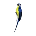 thumbnail image 2 of Simulación Estatua de la estatua de la escultura de aves Decoración de la colección de la pared de la pared de la pared para el césped al aire libre Azul 25 cm, 2 of 8
