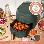 Beautiful 3 Qt Air Fryer with TurboCrisp Technology, EverGood Ceramic Nonstick Coating, Thyme Green by Drew Barrymore