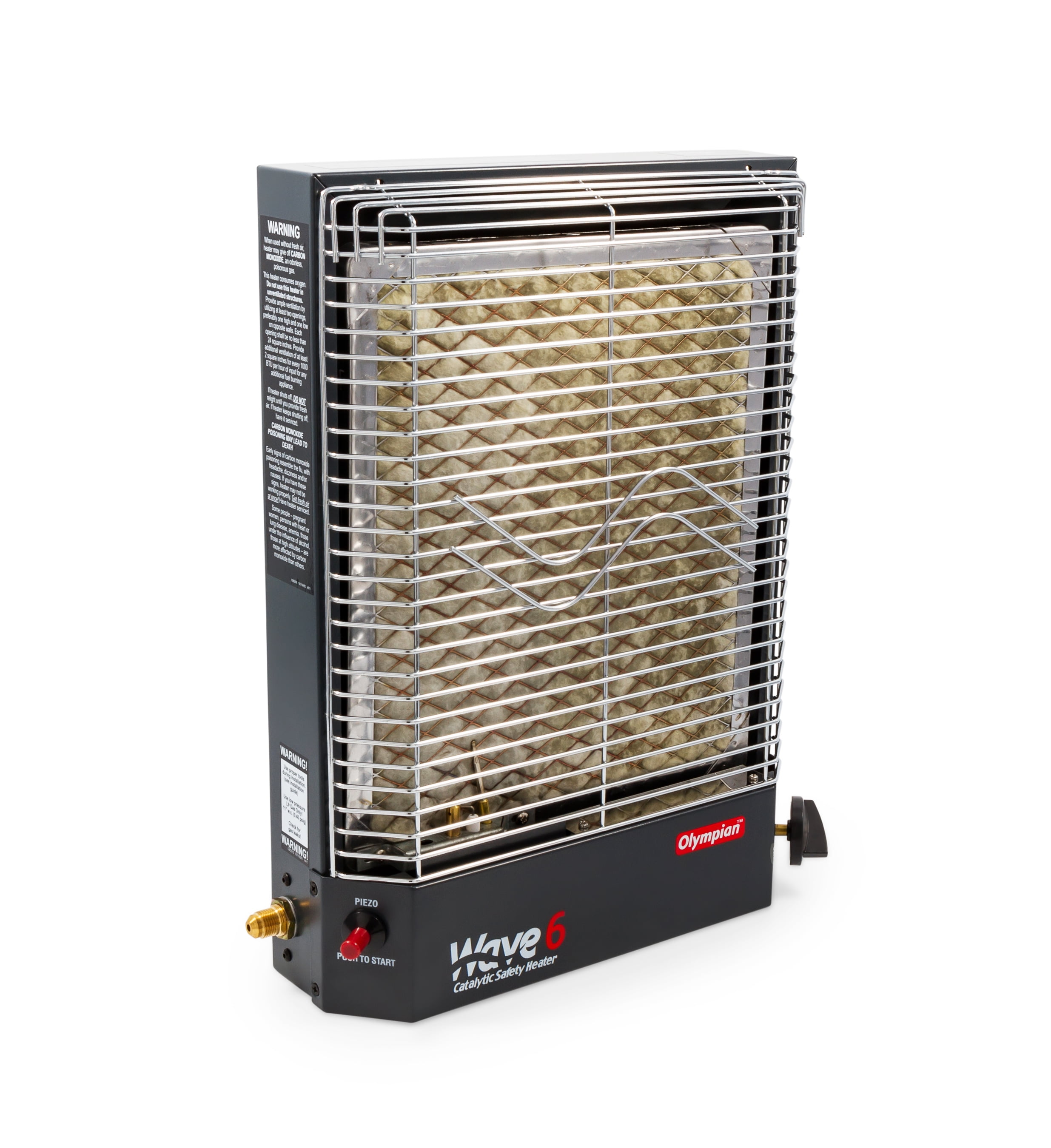 Camco Olympian Wave 6 Catalytic Safety Heater | Adjustable from 3200 to  6000 BTUs | Black (57341) - Walmart.com