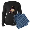 thumbnail image 5 of CafePress - Axolotl Wizard Fantasy Pet - Women's Long Sleeve Dark Pajamas, 5 of 7