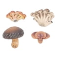 thumbnail image 1 of Simulated fungus mushroom model ornaments, 4 pieces, 1 of 4