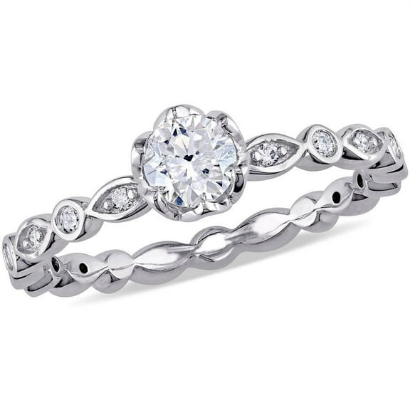 Everly Women's Diamond14K White Gold Engagement Ring