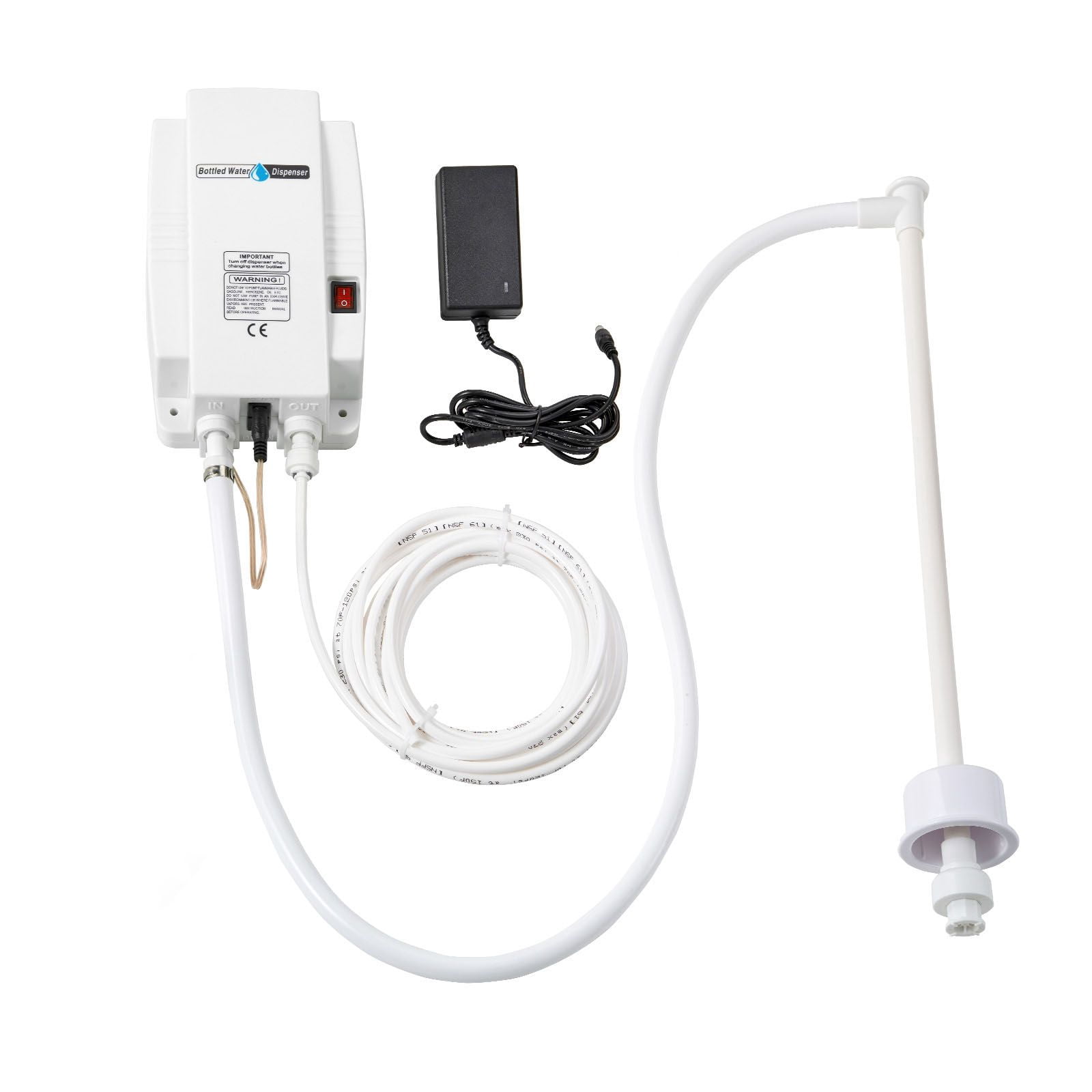 Bottled Water Dispenser Pump System 40-60 PSI for 5 Gallon Water Jugs Coffee Ice Maker