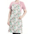 thumbnail image 5 of White Christmas Icon Apron-Garden Aprons for Women with Pockets-Cotton Linen Waterproof Kitchen Cooking Gardening Aprons Adjustable for Kitchen,Cooking,BBQ and Salon 32"x27", 5 of 7