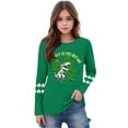 thumbnail image 3 of Sweatshirt for Girls Highland Cow Graphic Pullover Long Sleeve Round Neck Top Soft Breathable Fabric School Party Daily Casualwear for Teen, 3 of 5