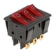 thumbnail image 1 of Interruptor de tipo negro 16A / 30A 250V 9 pines encendido / apagado shamjiam Interruptores de potencia basculante de 9 pines, 1 of 8